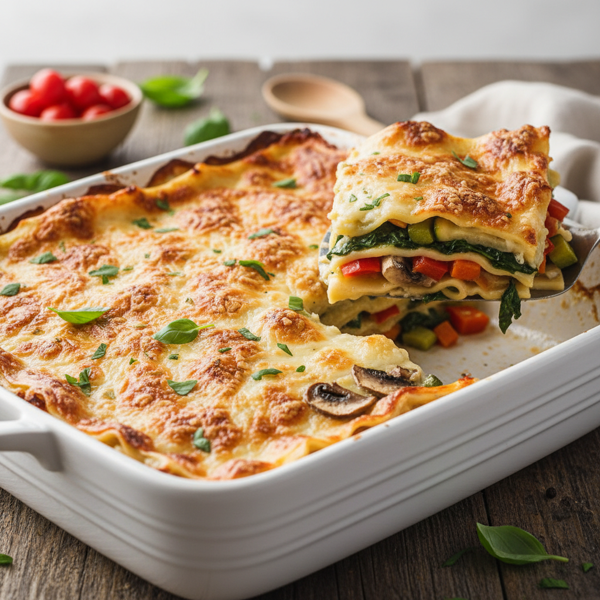 Creamy Vegetable Lasagna with Homemade Bechamel recipe