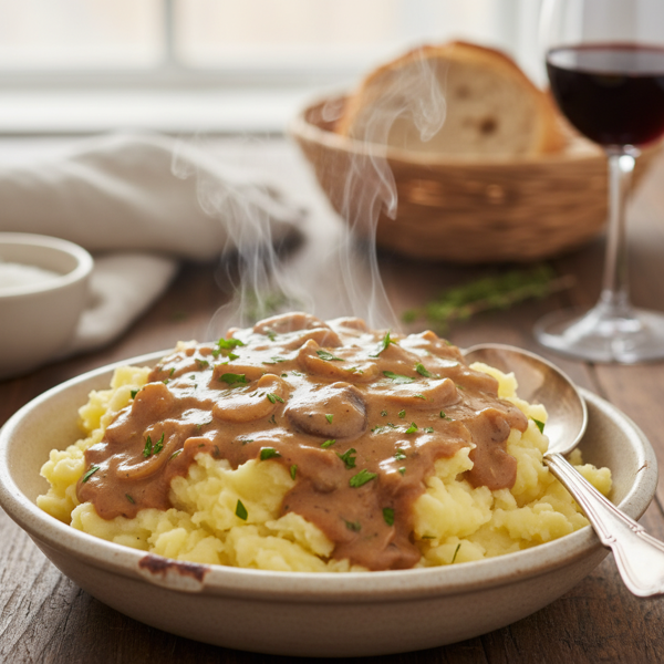 Creamy Vegetarian Comfort Gravy recipe