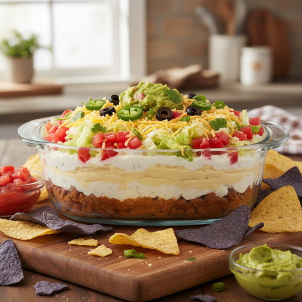Creamy Vegetarian Taco Dip recipe