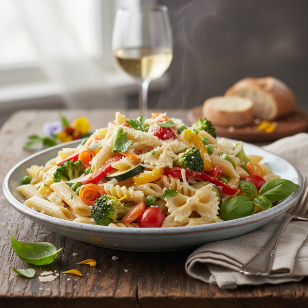 Creamy Veggie Pasta Delight recipe