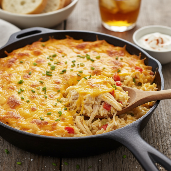 Creamy Velveeta Chicken and Rice Delight recipe