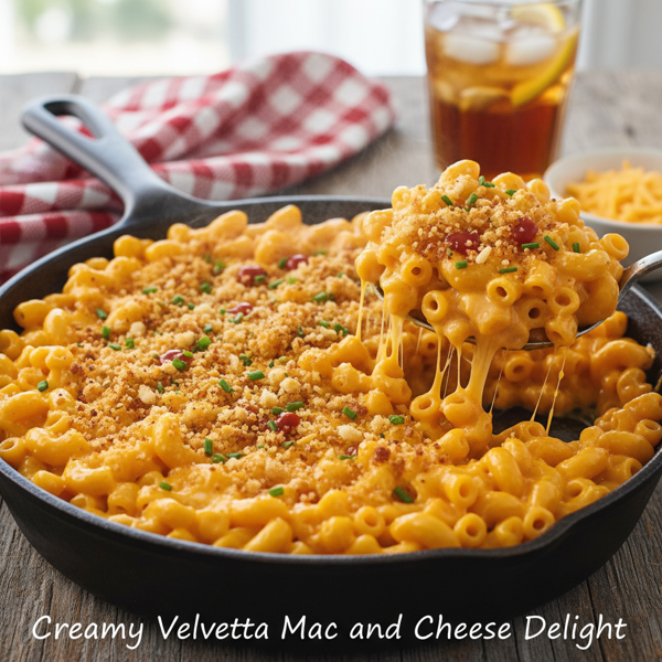 Creamy Velveeta Mac and Cheese Delight recipe