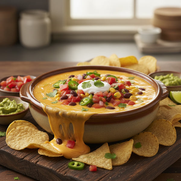 Creamy Velveeta Salsa Fiesta Dip recipe