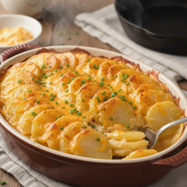 Creamy Velveeta Scalloped Potatoes recipe