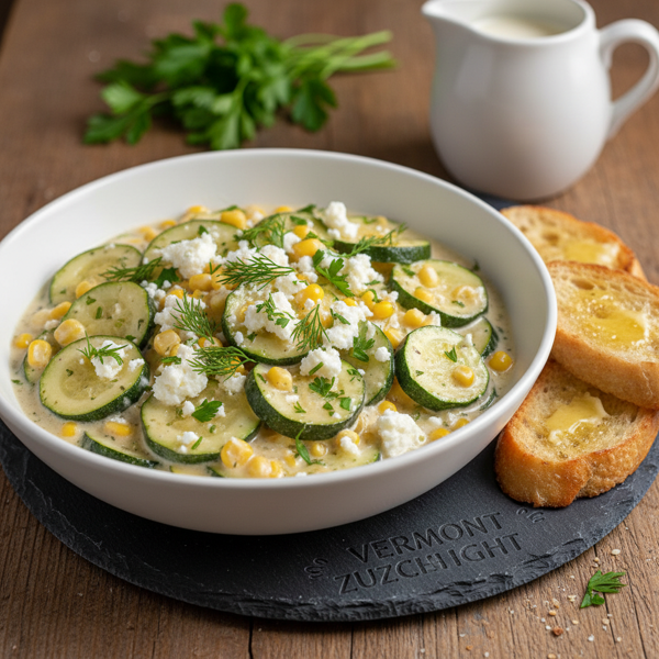 Creamy Vermont Zucchini Delight recipe