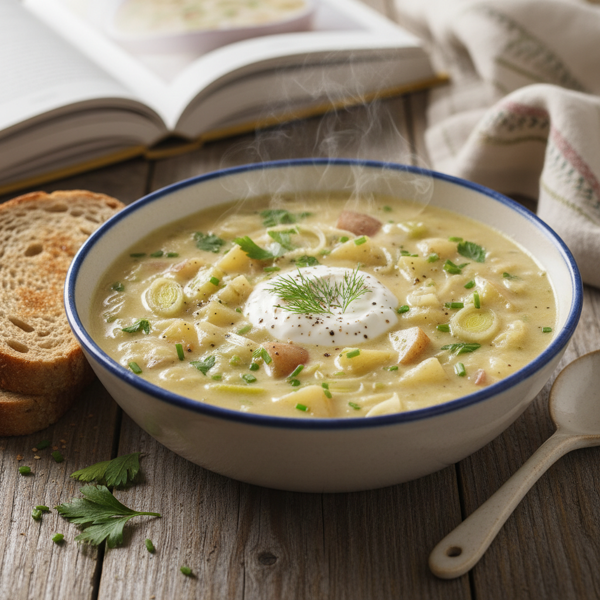 Creamy Weight Watchers Potato and Leek Chowder recipe