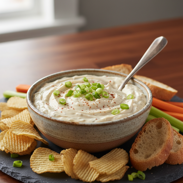 Creamy Western Onion Dip recipe
