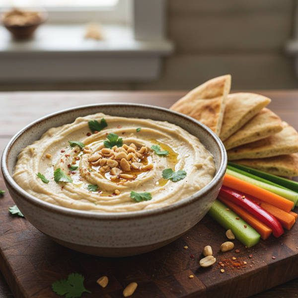 Creamy White Bean and Peanut Dip recipe