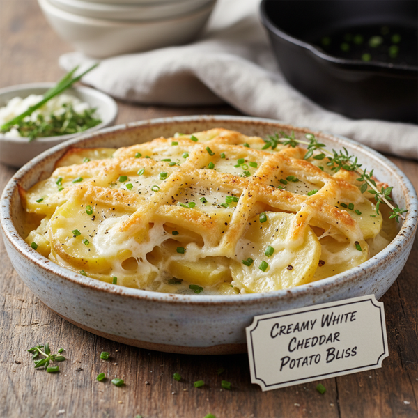 Creamy White Cheddar Potato Bliss recipe