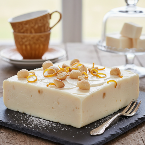 Creamy White Fudge Delight recipe