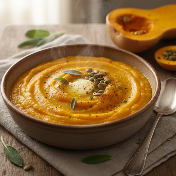 Creamy Winter Squash Puree recipe