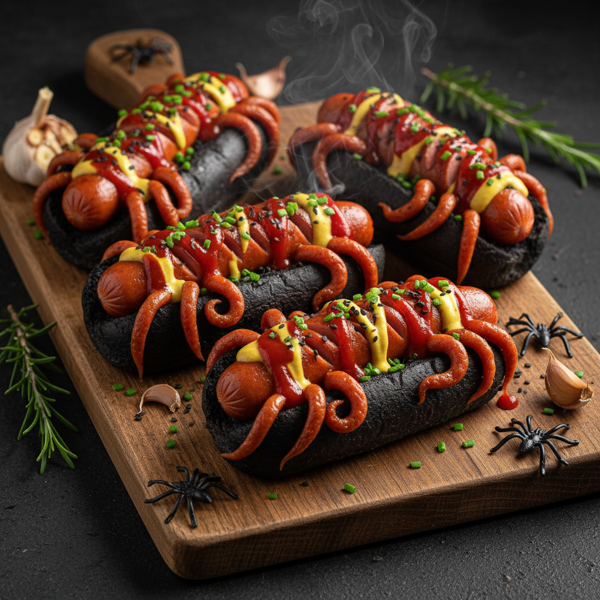 Creepy Crawler Hot Dogs recipe
