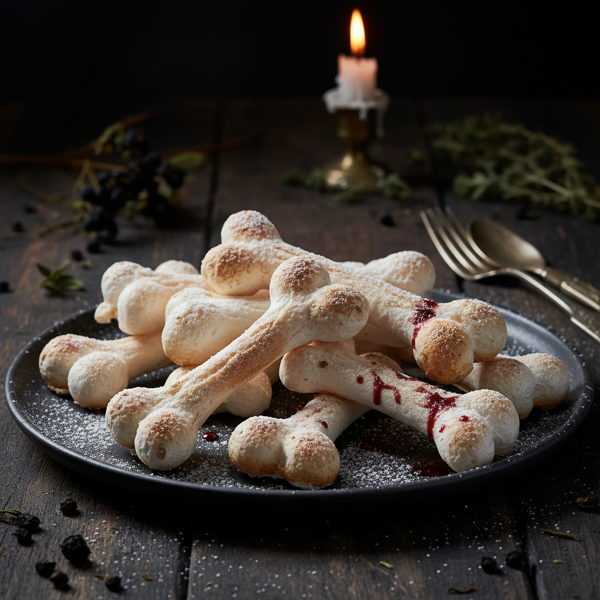 Creepy Meringue Bones recipe