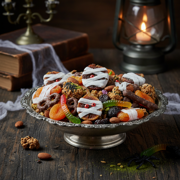 Creepy Mummy Trail Mix recipe