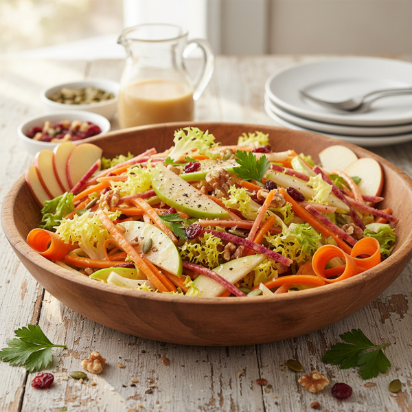 Crisp Apple & Carrot Delight Salad recipe