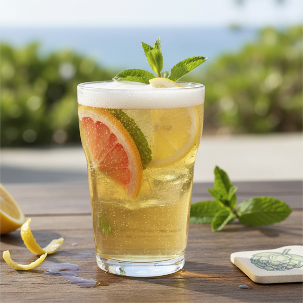 Crisp Citrus Lager Refresher recipe