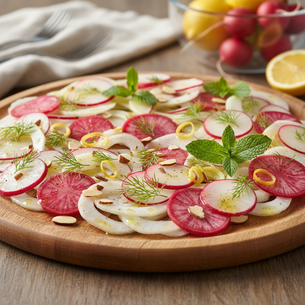 Crisp Fennel and Radish Delight recipe
