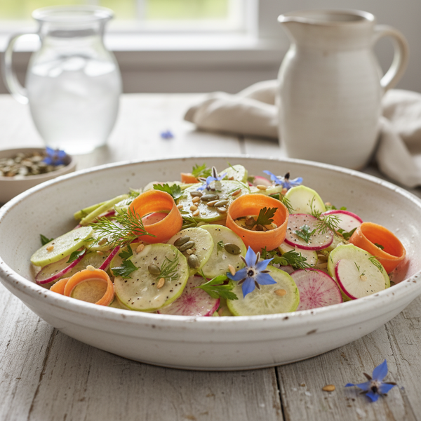 Crisp Kohlrabi and Radish Slaw recipe