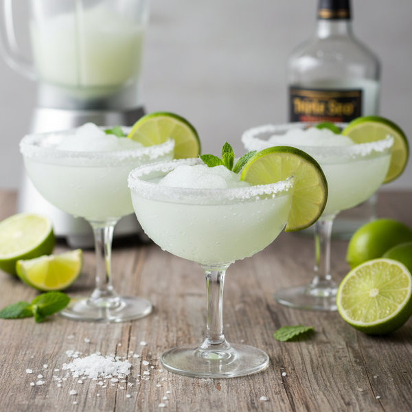 Crisp Lime Frozen Margaritas recipe