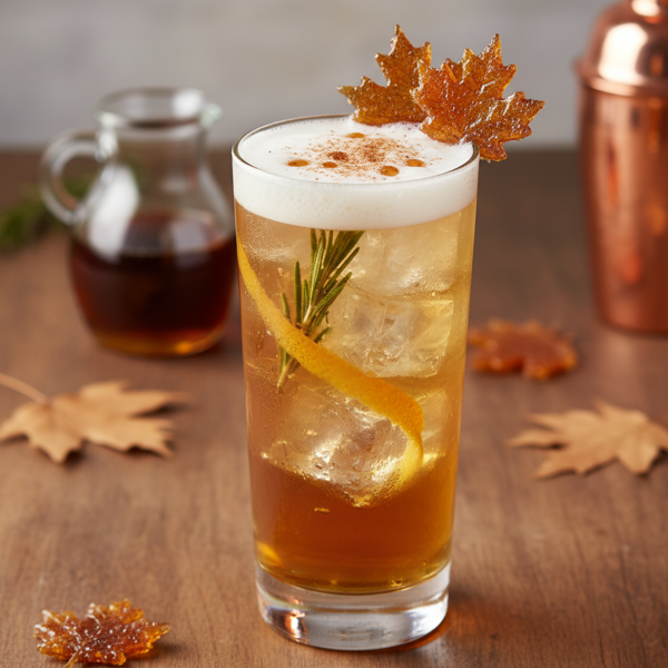 Crisp Maple Delight Mocktail recipe