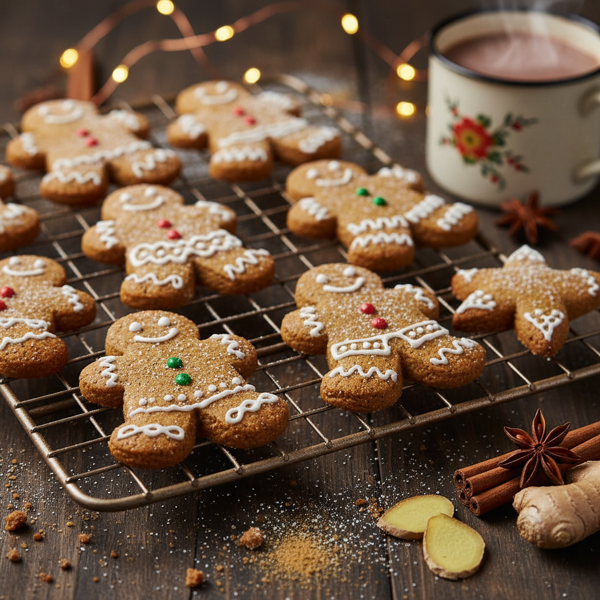 Crisp Spiced Gingerbread Cookies recipe