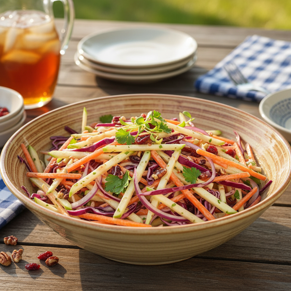 Crisp Summer Apple Slaw recipe
