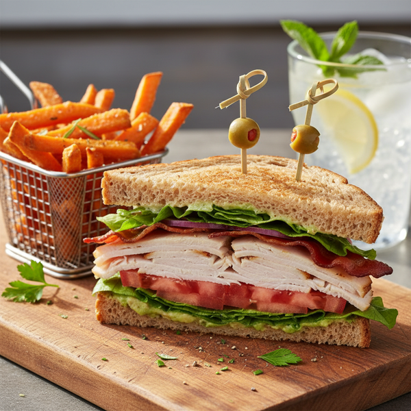 Crisp & Healthy Turkey Club Sandwich recipe
