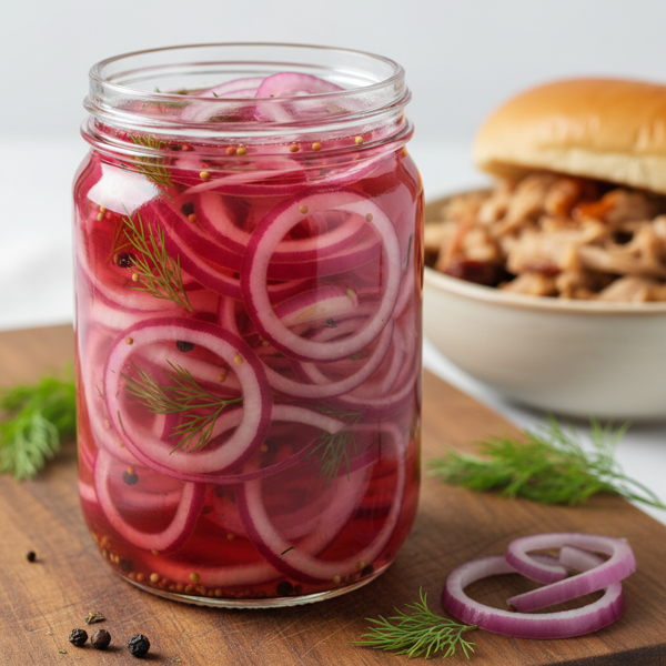Crisp and Tangy Quick Pickled Red Onions recipe