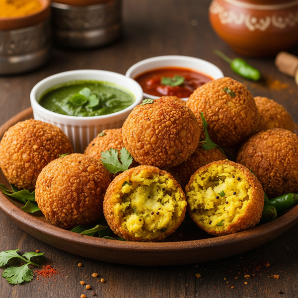 Crispy Aloo Bonda: Spiced Potato and Chickpea Delight recipe
