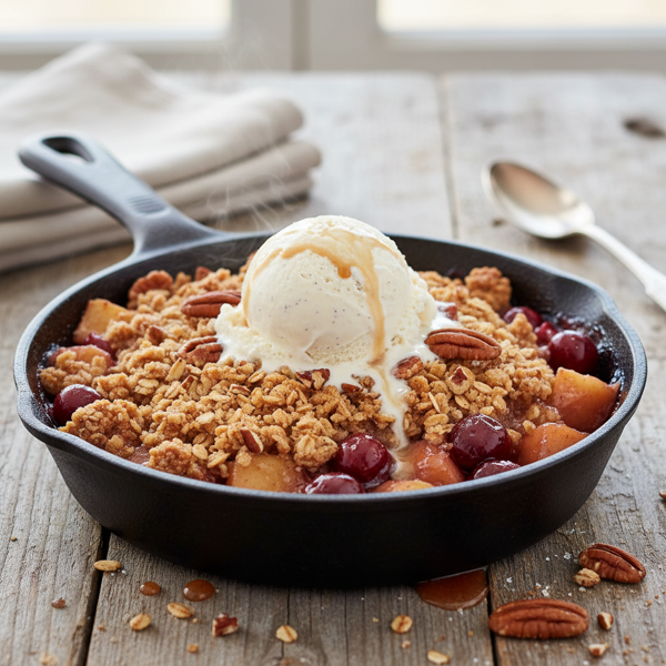 Crispy Apple Cherry Pecan Delight recipe