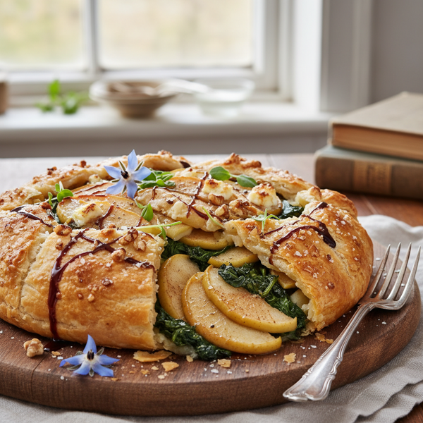 Crispy Apple and Spinach Delight recipe