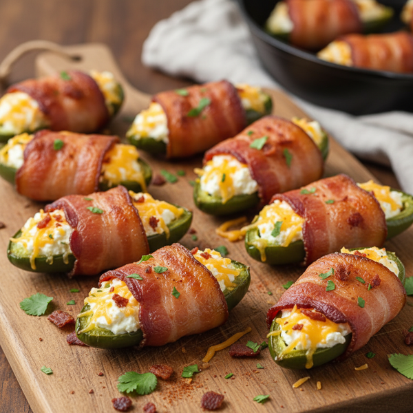 Crispy Bacon-Stuffed Jalapeño Delights recipe