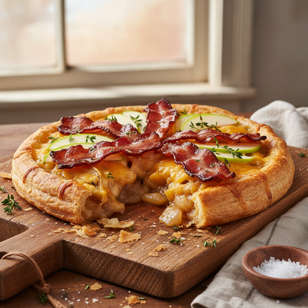 Crispy Bacon Apple Cheddar Delight recipe