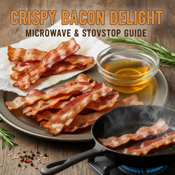 Crispy Bacon Delight: Microwave & Stovetop Guide recipe
