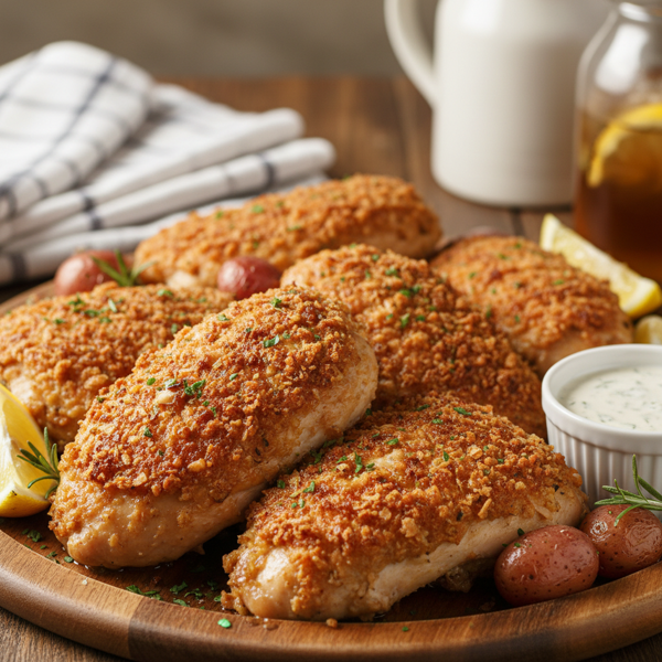 Crispy Baked Buttermilk Chicken recipe