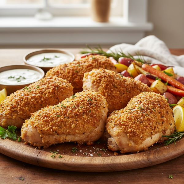 Crispy Baked Buttermilk Chicken Delight recipe