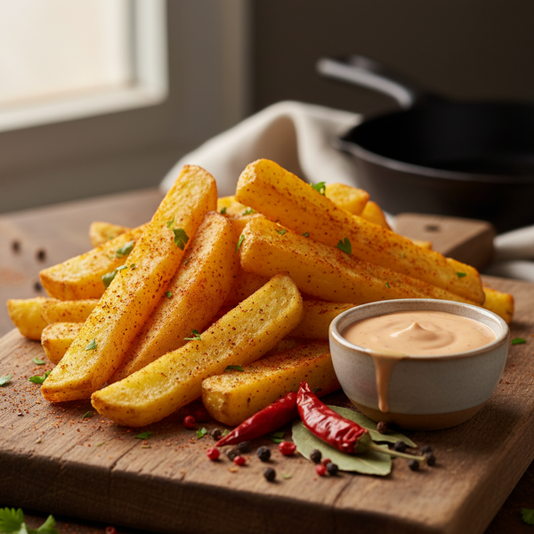 Crispy Baked Cajun Fries recipe
