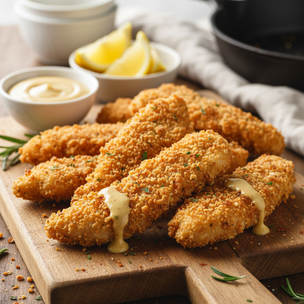 Crispy Baked Chicken Tenders recipe