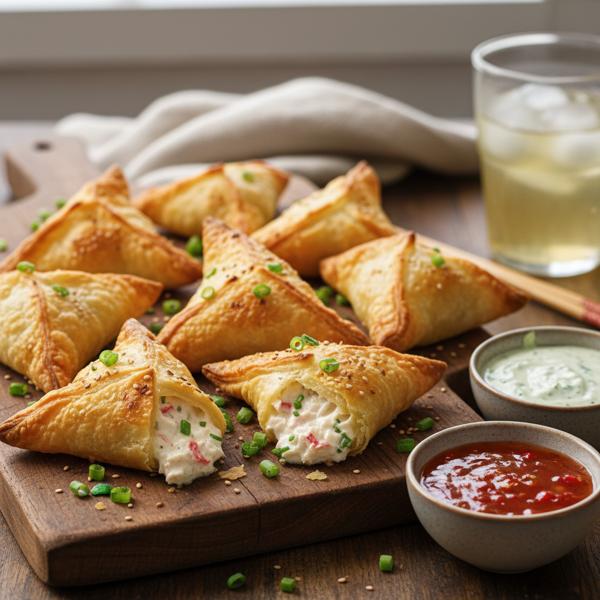 Crispy Baked Crab Rangoon Delights recipe