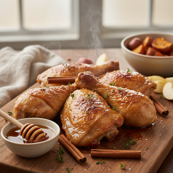 Crispy Baked Honey Cinnamon Chicken Delight recipe