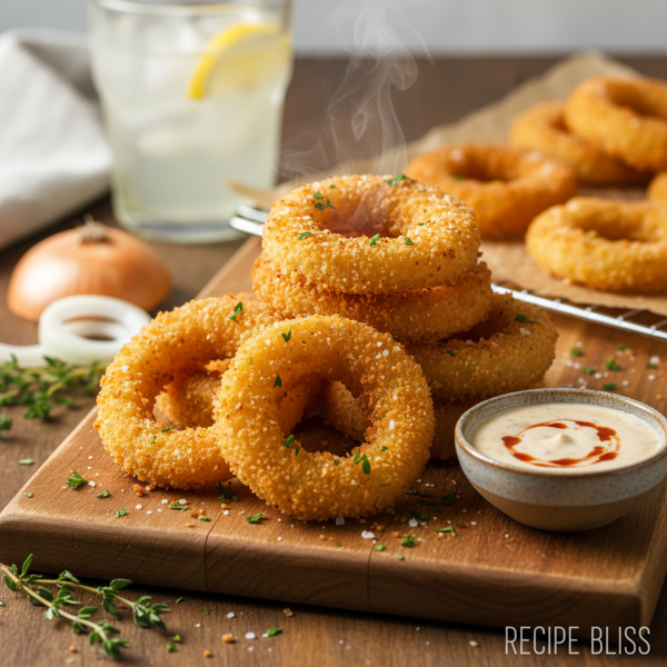 Crispy Baked Onion Rings recipe