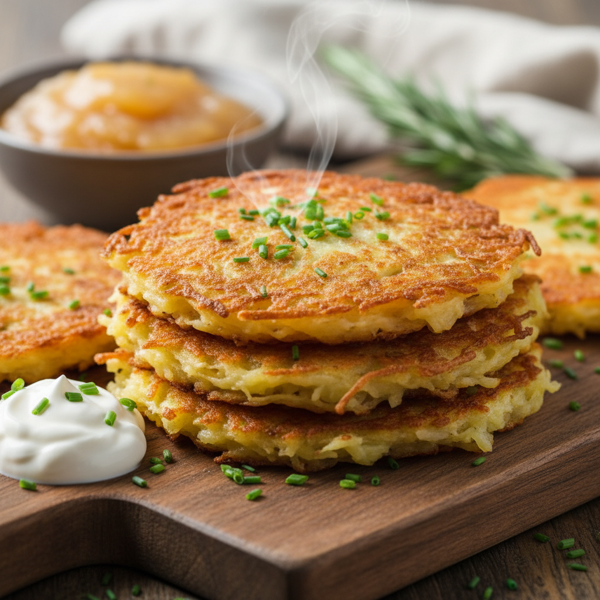 Crispy Baked Potato Pancakes recipe