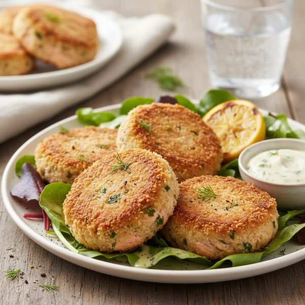 Crispy Baked Salmon Patties recipe