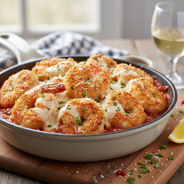 Crispy Baked Shrimp Parmesan Delight recipe