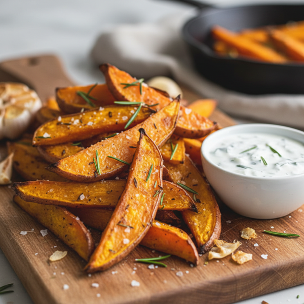 Crispy Baked Sweet Potato Wedges recipe