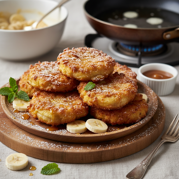 Crispy Banana Fritters recipe