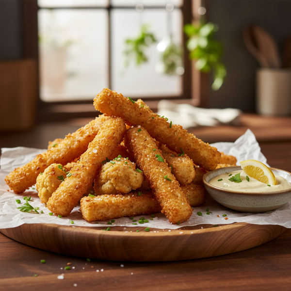 Crispy Battered Parsnips and Cauliflower recipe