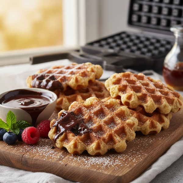 Crispy Belgian Waffle Cookies recipe