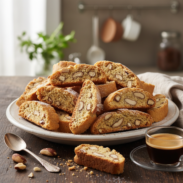 Crispy Brazil Nut Biscotti recipe