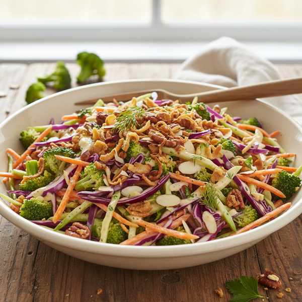 Crispy Broccoli Slaw Delight recipe